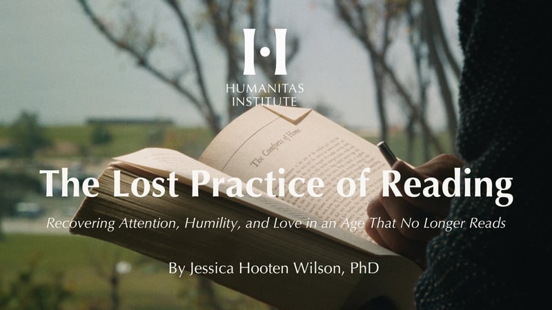The Lost Practice of Reading